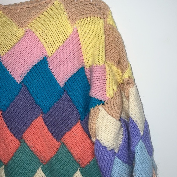 VINTAGE COLORFUL SWEATER - Picture 6 of 14
